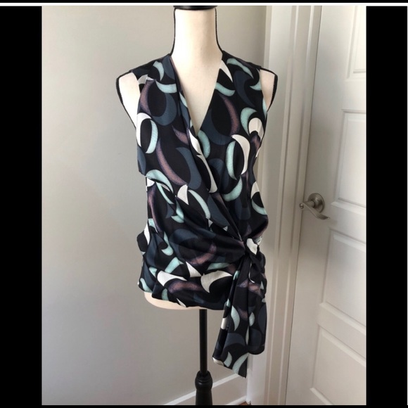 DVF Balisi multicolored balisi crescents top - Picture 3 of 11
